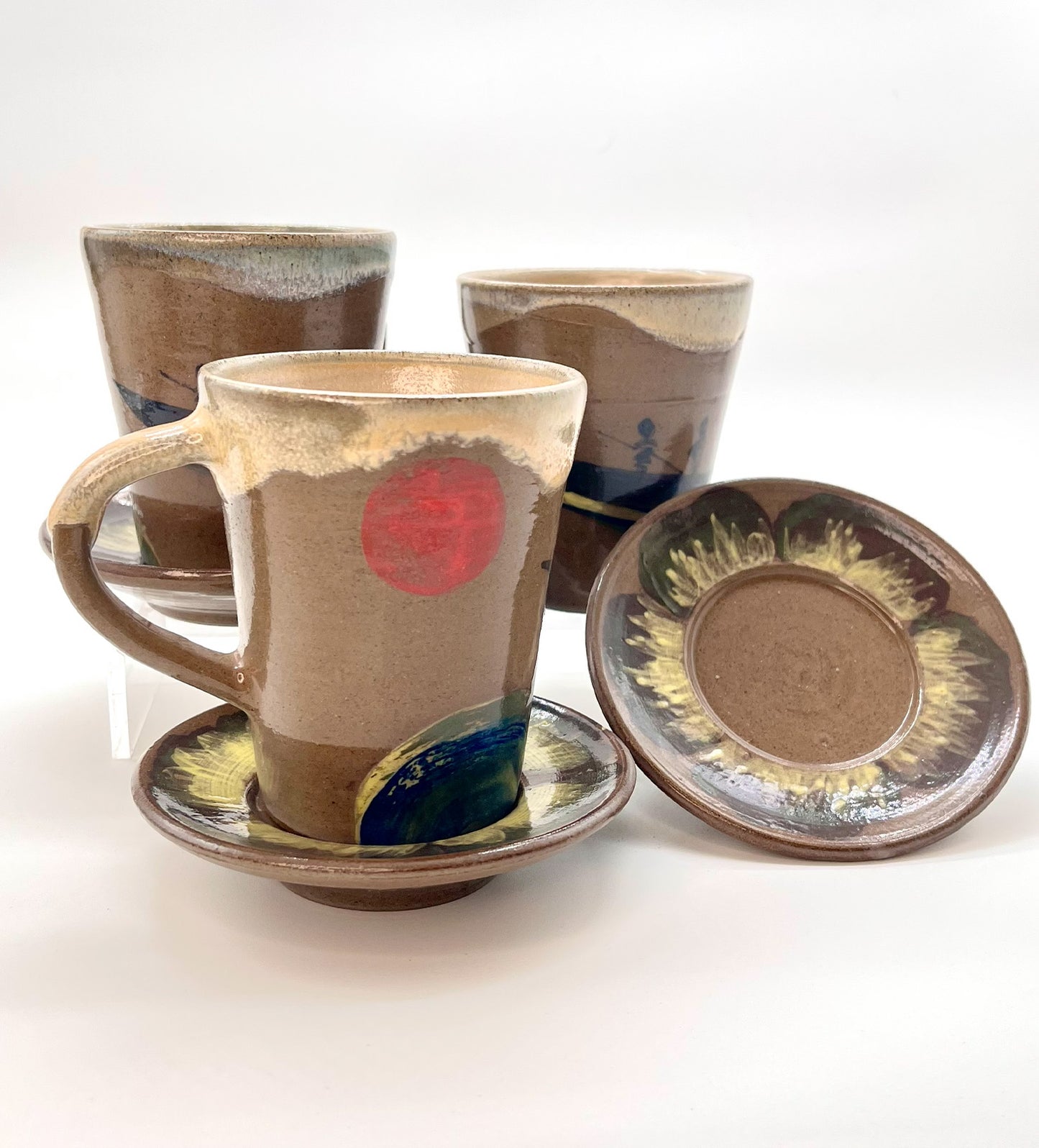 Beach Tan Mug With Saucer