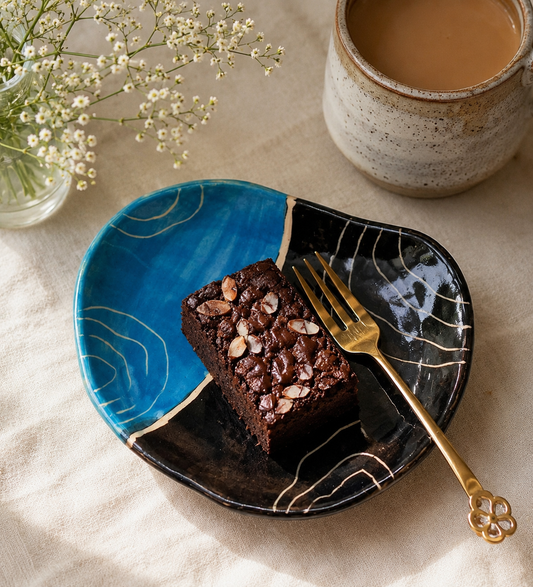 Coastal Blue Ceramic Dish