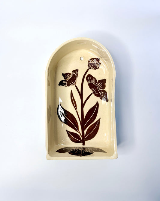 Floral Hanging Shelf